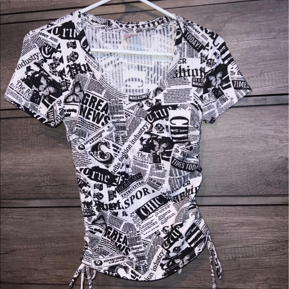 adjustable drawstring shirt